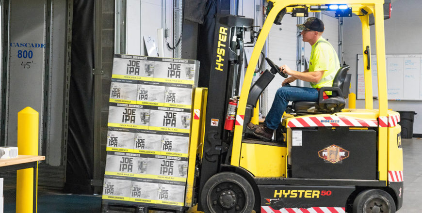 Essential Safety Services course on forklift operator for an experienced forklift operator.