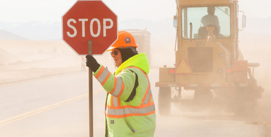 Essential Safety Services course on traffic control person.